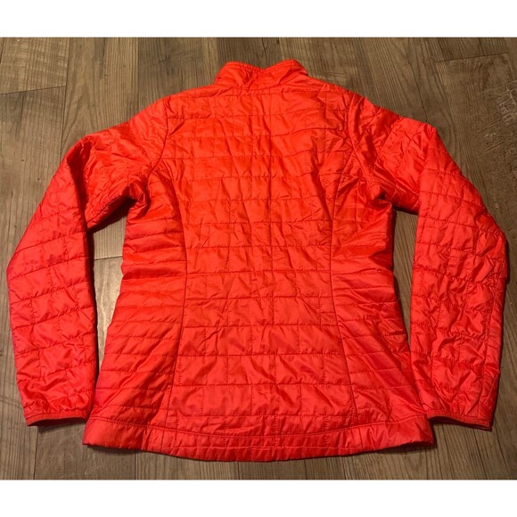 Patagonia Orange Nano Puff Women’s Jacket Quilted Primaloft Size M - Picture 3 of 9